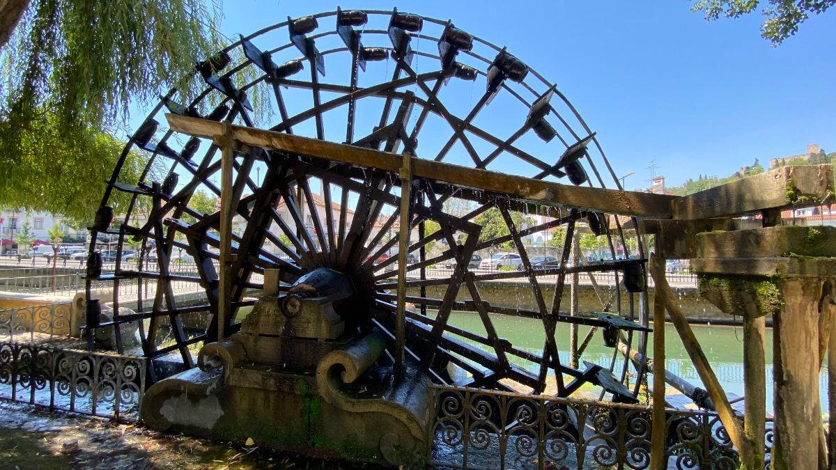 Old Roman Water Wheel at Tomar Old Roman Water Wheel at Tomar