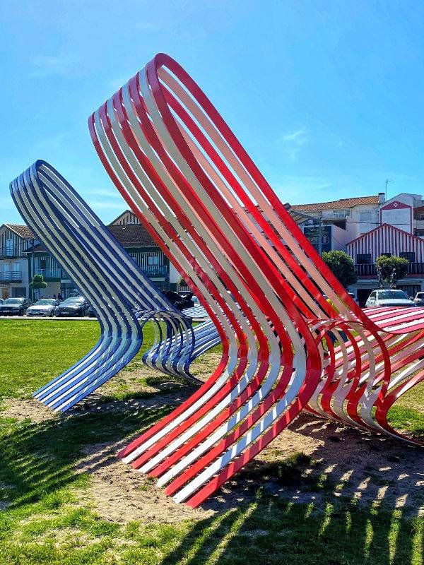 Striped chairs too at Costa Nova