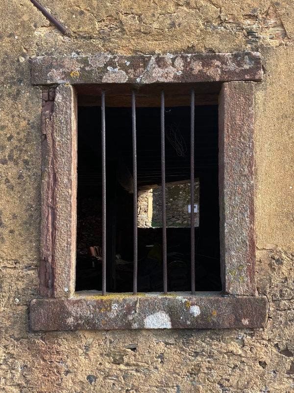 Prison bars to bathroom window